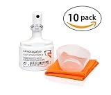 liquido antivaho gafas natacion Cada bote proporciona: Hasta 500 aplicaciones, micropulverizador para cubrir uniformemente toda la superficie. Potente fórmula desengrasante, especialmente diseñada para eliminar manchas. Aroma fresco y agradable a manzana