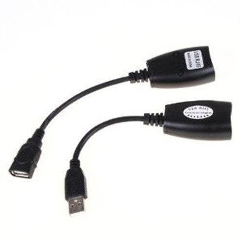 YOUmeSKY Ethernet-Verlängerungskabel / Adapterkabel (USB auf RJ45, für Cat5- / Cat5e- / Cat6-Kabel) Schwarz