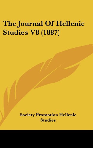 Preisvergleich Produktbild The Journal of Hellenic Studies V8 (1887)