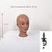 (RJ01)Black skin Flesh Plastic Female Head Display Mannequin Mannakin Manakin for Wigs Snow Caps Glasses Hats