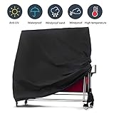 mesa ping pong interior creber ✅ Diseño a prueba de viento ajustado: la cubierta tiene un cierre de cordón inferior. No solo protege los muebles del polvo y la lluvia, sino que también agrega seguridad para que no se vuele con el viento