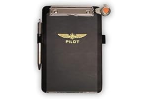 DESIGN 4 PILOTS Design4Pilots - Planchette de vol "Rookie" A5, noir