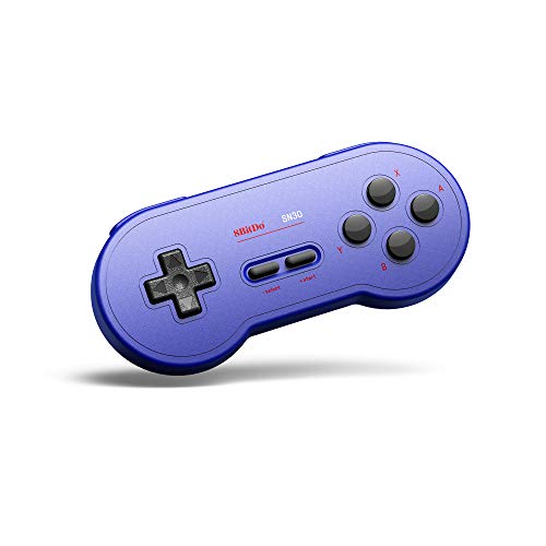 Controlador de juegos inalámbrico YIKESHU SN30 Pro Compatible con 8bitdo Interruptor de Nintendo Vibración vibrante para PC Mac Dispositivos Android y Windows (TOY00023-BL)