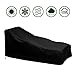 Produktbild Moonkit Abdeckhaube für Sonnenliegen, Gartenliege Liegestuhl Abdeckung Wasserdicht Gartenmöbel Schutzhülle aus 420D Oxford Gewebe, 200 x 75 x 40/70 cm