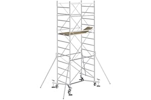 SC EDIL FABBRICA TRABATTELLI Échafaudage hauteur de travail 5,90 m en acier série M5 Easy Made en Italy I SCEDIL