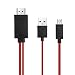 Produktbild OKCS MHL Kabel 2,0 m für Samsung Galaxy Smartphone / Handy / Tablet (microUSB, 11-polig, HDMI 1080p Full HD)