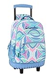 Safta benetton "arcobaleno" oficial mochila grande, ideal para niños desde los 14 años. 2 años de garantía