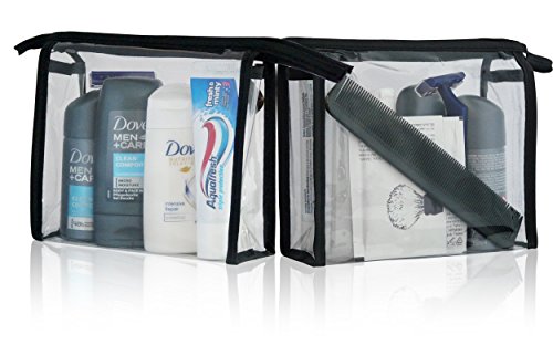 Dove Men Holiday Gift Set Travel Wash Bag - Deodorant Hair Shower Dental Shaving