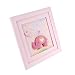 Set of Two Designs Handcrafted Pink Framed Pictures for Baby Girl Nursery Decoration
