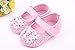 Itaar Baby Girl Newborn Magic Tape Prewalker Antislip Flats Flower Sneaker Crib Shoes