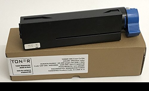TONER OKI B411 B431 MB461 MB471 MB491 - BLACK - 3.500 PAGES A4 (EIN / ISO) - OKI SAP CODE: 44574702 - OKI EAN: 5031713048688 - WEIGHT: 293 GRAMS - REGENERATED - REFURBISHED