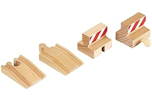 BRIO 33385 - Ferrovia Pacchetto Rampa e Stop