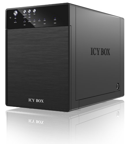 IB-3640SU3 Externes JBOD Gehäuse für 4x 3,5 Zoll SATA Laufwerke mit USB 3.0 und eSATA Anschluss