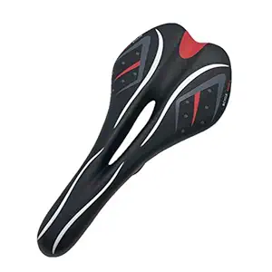 LIOOBO Bike Saddle Mountain Bike Seat Professional Road MTB Comfort Bicycle Seat Cycling Seat Cushion Pad (Black)