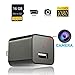 Produktbild The perseids HD 1080P Mini charger Ladegerät Kamera Spion Spionagekamera Adapter Wand Überwachungskamera Recorder Indoor Nanny Cam Bewegungsmelder Unterstützung IOS Android mit Speicherkarte(16GB)