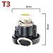 Price comparison product image 5 X T3 White Neo Wedge LED Car Bulb for Dash, Clock etc 12 volt