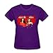 Produktbild Nana-Custom Tees Damen T-Shirt Gr. Small, Schwarz - Violett