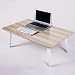 Produktbild GWF Bett-Laptop-Tabelle, Faltbare Faule Lesung, die Frühstücks-Zeitschrift-Tabelle lernt Faltbare einfache kleine Tabelle Leichtgewichtler Extra-Stärke Portable Indoor Outdoor