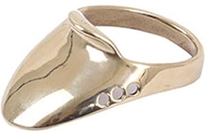 HASALLER Brass Archery Thumb Release Aid Mongolian Style Rings, Choose Size Based On Thumb(20#)