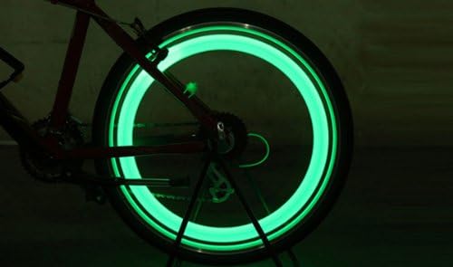 Promithi LED Bicycle Spoke Wheel Safety Light Cycling Push Bike Mountain Bicycle Lights (Blue)