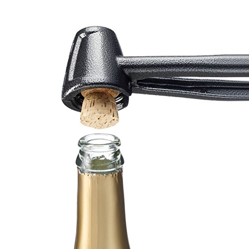 Westmark Nussknacker und Sektzange, Zinkdruckguss, Länge: 18 cm, Sieger Nussprofi, Schwarz, 33254470 - 3