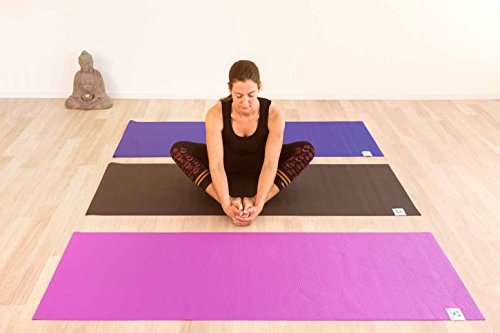 Yogamatte »Annapurna Comfort« – sehr rutschfest aus ECO-PVC hergestellt – die Matte Dank der rutschfesten Oberflächenstruktur angenehm bei Hautkontakt – zusätzlich ist die Matte rutschfest, strapazierfähig & langlebig. Maße: 183 x 61 x 0,5 cm – die ideale Unterlage für Yoga & Pilates - 6