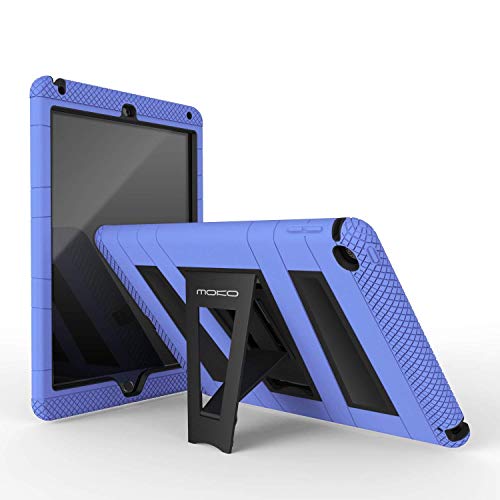 MoKo Funda para iPad Air 2 - Plegable Silicona Durable Protector con Función de Soporte Trasera Dura Cover Case Para Apple iPad Air 2 9.7 Pulgadas Tableta, AZUL
