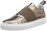  PIECES Damen PSDIONE Leather Sneaker Braun Bronze Mist, 41 EU