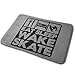 Produktbild B.L.KLEEN Eat Sleep Wakeboard Welcome Entrance Door Mats, Non Slip Backing Entry Way Doormat High Traffic Areas Shoe Rugs for Patio, Front Door, All Weather Exterior Doors