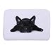 Produktbild Teppich Boden Teppich Boden Matten, honestyi® 1pc New Bauch schwarz Hunde Home Schlafzimmer vorne Tür rutschsicheren Matten Teppich 40cm*60cm weiß