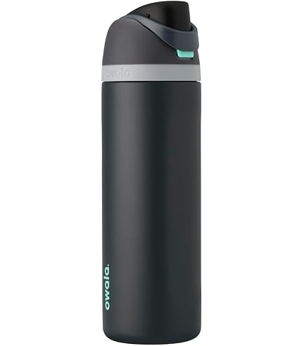 Housse Silicone Pour Bouteille D'eau Owala FreeSip 24 Oz - Protection Antidérapante Du Fond - Gris