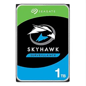 Seagate Skyhawk 1TB Surveillance Hard Drive - SATA 6Gb/s 64MB Cache 3.5-Inch Internal Drive-Frustration Free Packaging (ST1000VX005)