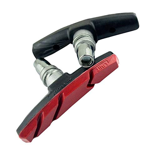 Preisvergleich Produktbild ZengBuks Paar Fahrradbremsbeläge Berg Rennrad Bremsen V-Bremse Gummi Langlebig Radfahren Zubehör - Rot