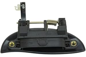 CG94 Tirador de puerta exterior trasero izquierda [lado de guía] (negro) compatible con Atos