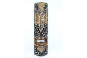 COCO PAPAYA Tiki Mask H50 cm Wooden Deco Maori Craft World