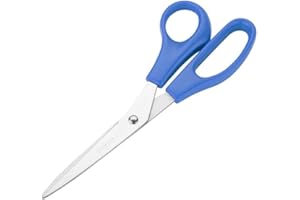 Hygiplas Blue Colour Coded Kitchen Scissors - Stainless Steel Cooking Utensil for Cutting DM037