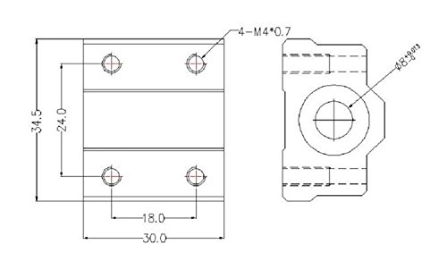 HICTOP 4PCS Linear Motion-Kugellager CNC SCS8UU Schlitteneinheit Buchse Linearrollenlager Gleitblock - 4