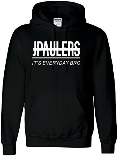 JPAULERS IT'S EVERYDAY BRO Inspired Hoodie Youtuber JAKE PAUL - KIDS and ADULT (Black, XXL)