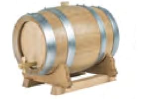 madeinfrance Fût de Chêne Français de 3L - Parfait pour Vieillir et Aromatiser Vos Boissons