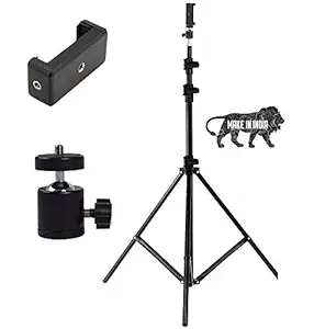 GDP 92 Inch Long Tripod Stand for All Type of Smartphones Also Use in Multiple Devices Like Camera & Picture Clicker Much More Devices|Recording Videos| 360 Rotational (Multicolor)