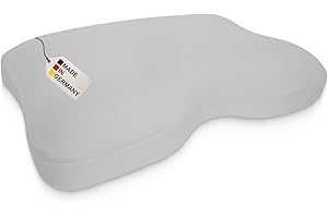 MEINBEZUG DUKAL | Kissenbezug perfekt passend für Liebscher & Bracht Nackenkissen | 40 x 55 cm | aus hochwertigem DOPPEL-Jersey | 100% Baumwolle | Farbe: grau