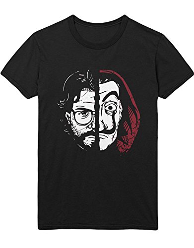 Hypeshirt T-Shirt 'The Professor Dali Mask' C600017 Noir M