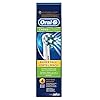 
Oral-B CrossAction Toothbrush Heads Pack Of 4 Replacement Refills For Electric Rechargeable Toothbrush, Professionally Inspired Round Head Design To Clean Tooth-By-Tooth
