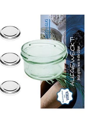 100er Set Sturzgläser 70 ml Kaviar Marmeladengläser Einmachgläser Einweckgläser To 66 Silber Vitrea