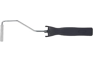 KENANLAN Fibreglass Roller, Aluminium Alloy, Glass Fibre Bubble Laminating Roller, ABS Handle GRP FRP Resin Work (Diameter Roll 10 x 50 mm)