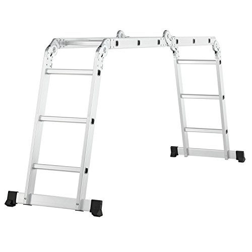 Aluminium Multifunktionsleiter 3,6m Tragfähigkeit bis 150 kg - 2
