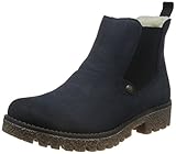 ankle boots winter Muster: Uni Rieker Damen 79884 Stiefel, Blau (Pazifik 14), 36 EU