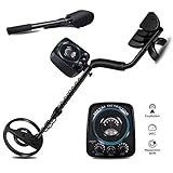 ❹Easy to Use: Clear and simple control panel, 3 buttons to control VOLUME / SENS (sensitivity) / DICS (discrimination). With a very quick and easy setup process you can be treasure hunting in minutes.