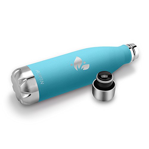 Aorin 500ml-17oz&750ml-24oz Doppelwandige Vakuum-isolierte Edelstahl-Trinkflasche, um Ihre Getränke heiß und kalt zu halten Ideal für Outdoor-Sport Camping Mountainbike. - 5