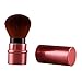 Contever® Retractable Kabuki Cosmetic Brush Blush Powder Foundation Makeup Brush with top Cover -- Red